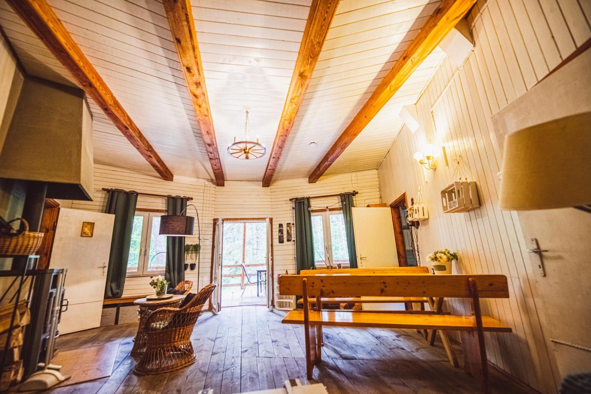 Cozy Nature Retreat With Patio Fireplace Garden Maciejowice Buitenkant foto