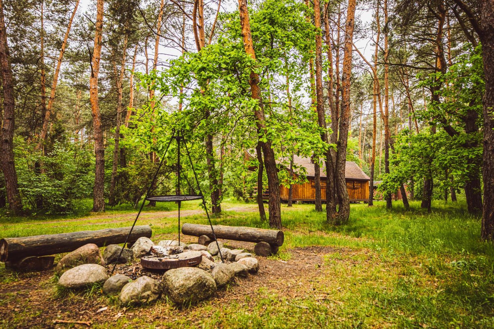 Cozy Nature Retreat With Patio Fireplace Garden Maciejowice Buitenkant foto